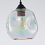 Modern pendant lamp Fayen black with mother-of-pearl glass, 3-light