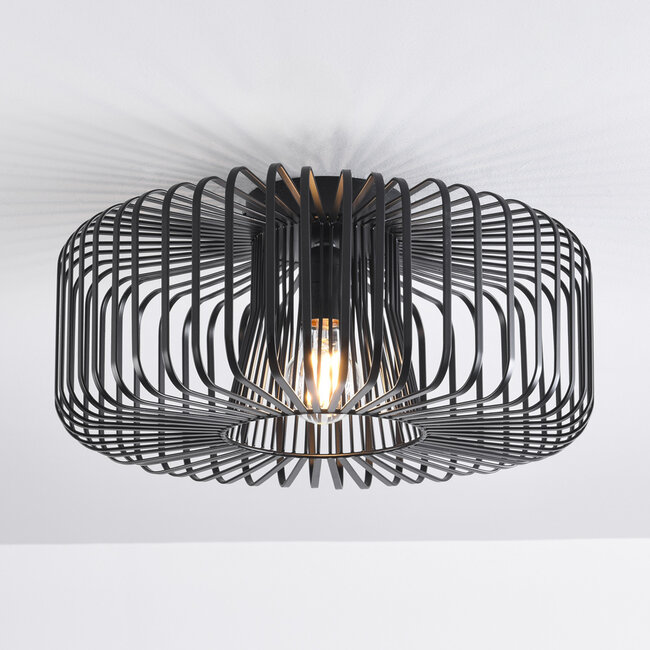 -light ceiling lamp Metallo - black