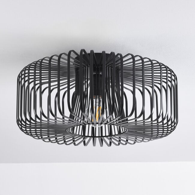 1-light ceiling light Metallo - black