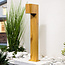 Smart Wood effect bollard light 50 cm (Philips Hue alternative) - Simone