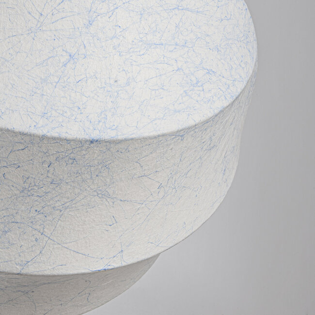 Minimalist Soie pendant lamp in silk look