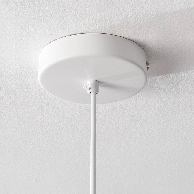 pendant light Yugen Wabi Sabi - white stone effect