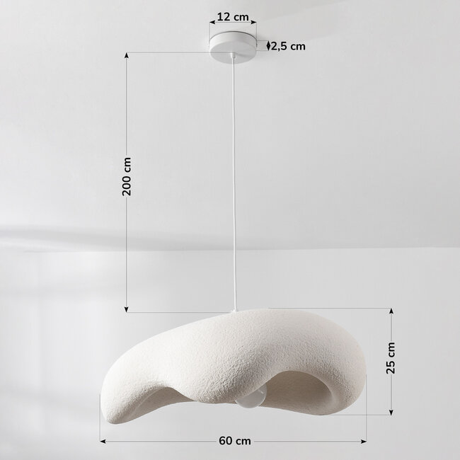 Wabi-Sabi Ishi 1-light pendant lamp