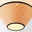 Japandi pendant light Seil with a braided natural-fabric shade