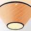 Japandi Seil pendant lamp with natural textile shade and braided cord