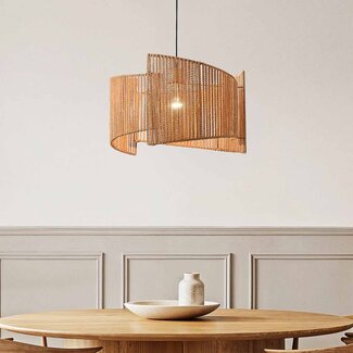Halat pendant lamp made of braided rope