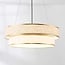 pendant light Koysi in fabric - gold
