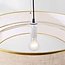 Modern Koysi fabric pendant lamp with Golden finish
