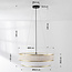 Modern Koysi fabric pendant lamp with Golden finish