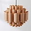 Modern Xylo pendant lamp with a natural wood effect