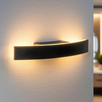 Designer bathroom wall light Dean - black