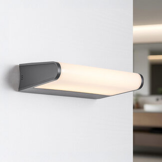 Joey bathroom wall light - dark grey