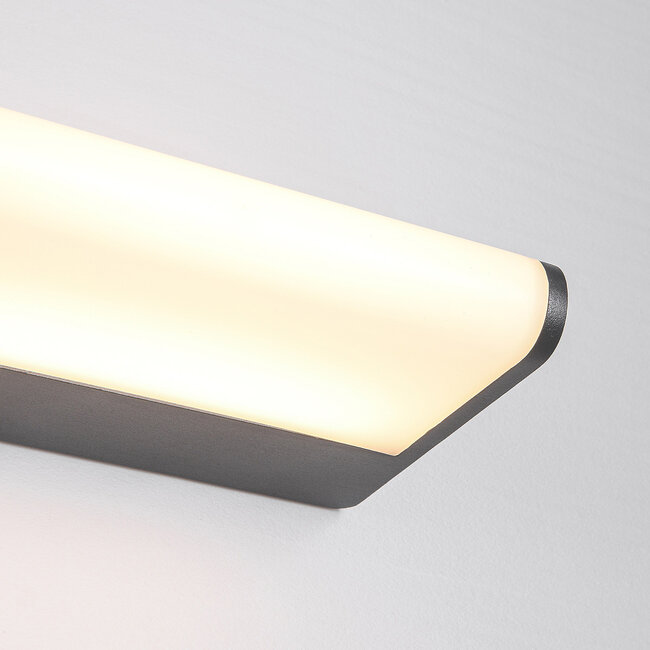 Joey wall lamp for bathroom - dark grey