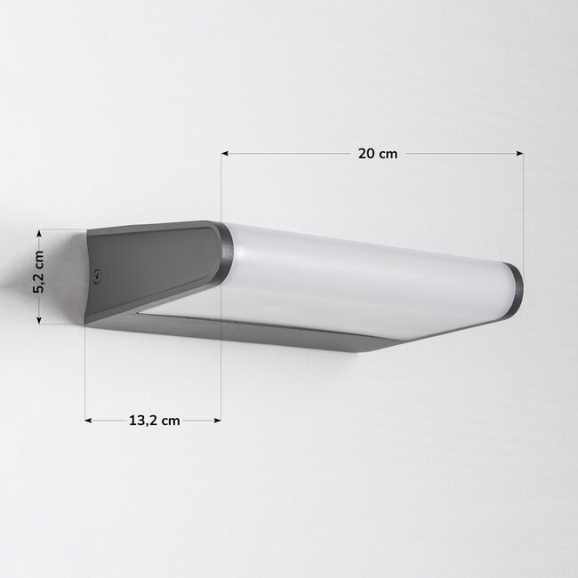 Bathroom wall light Joey - dark grey