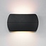Modern up-down bathroom wall light for bathroom Ruby - Black