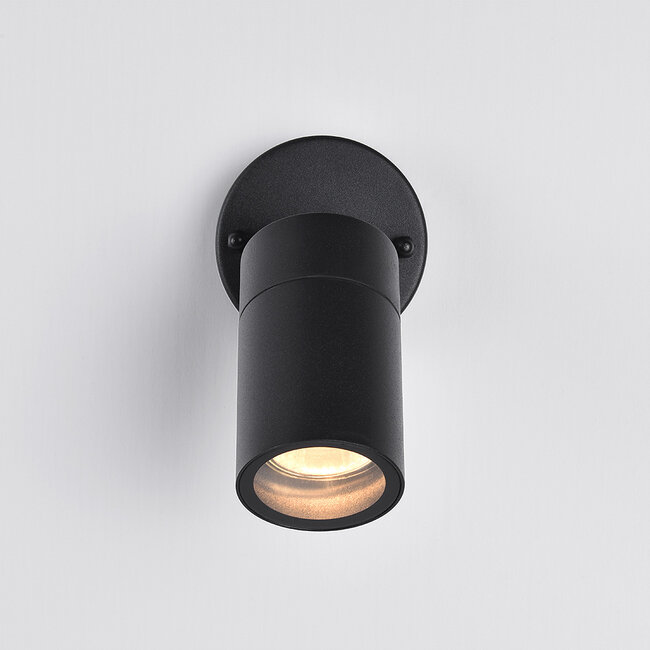Black bathroom wall spotlight Lola 1-light