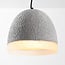 2-light Wabi Sabi pendant light Tura in a cement look