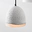 3-light Wabi Sabi pendant light Riva in a cement look