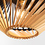 Nordli pendant lamp made of wood in black and natural