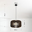 Inzai dark wood pendant light – round