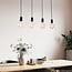 Nivelle 4-light cord pendant - black