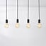 Nivelle 4-light cord pendant - black