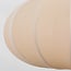 Linen 1-light ceiling light - beige fabric