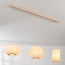 Serica 3-light pendant light - beige fabric