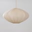 Veil 1-light pendant light - beige fabric
