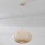 Cima 1-light pendant light - beige fabric