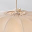 Cima 1-light pendant light - beige fabric