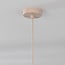 Cima 1-light pendant light - beige fabric