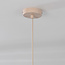 Fabric pendant light Cima - beige