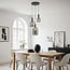 Rustique 3-light pendant light - smoked glass