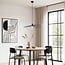 pendant light Linae - black metal