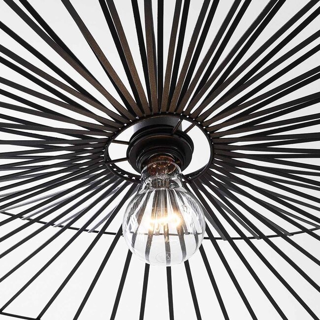 Novaire pendant lamp in Black metal
