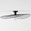 Ceiling lamp Cirque in black metal