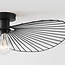 Cirque ceiling lamp in black metal