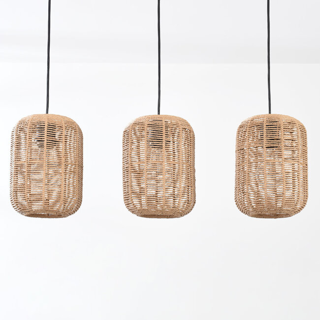 Japandi Terre 3-light pendant lamp