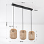 Japandi Terre 3-light pendant lamp