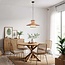 Zenith pendant light in Japandi style with natural shade