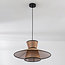 Zenith pendant light in Japandi style with natural shade