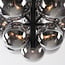 Decora 12-light ceiling light - smoked glass