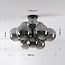 Decora 12-light ceiling light - smoked glass