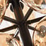 Decora 12-light ceiling light - amber glass