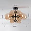 Decora 12-light ceiling light - amber glass
