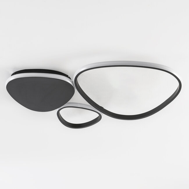 Designer ceiling light Mirana 3-step dimmable - black