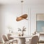 Linha 1-light pendant light - beige linen