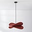 Linha 1-light pendant light - red linen