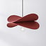 Linha 1-light pendant light - red linen